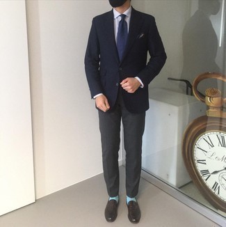 С чем носить бирюзовые носки мужчине