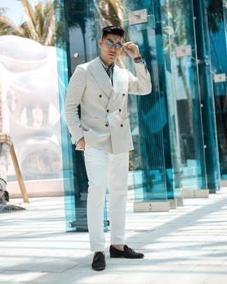 С чем носить бирюзовые солнцезащитные очки мужчине