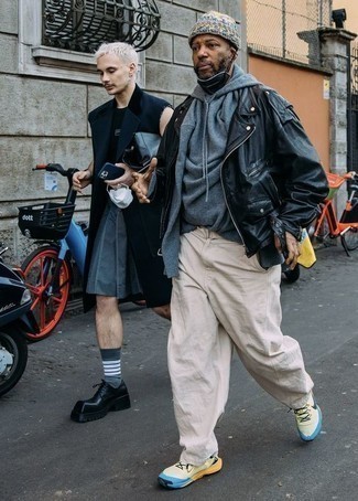 Как носить кроссовки с косухой мужчине