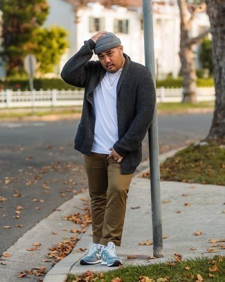 Как носить кроссовки с кардиганом мужчине