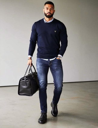 С чем носить сумку мужчине