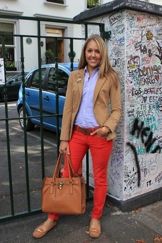 Как носить балетки с пиджаком