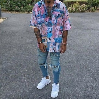 С чем носить бежевый браслет из бисера мужчине