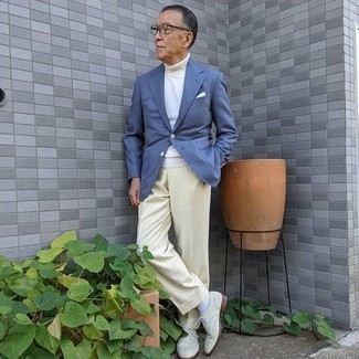 Какие классические брюки носить с бежевыми брогами