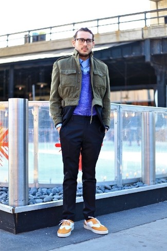 Какие костюмы носить с бежевыми брогами