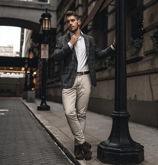 Какие ботинки дезерты носить с бежевыми брюками чинос