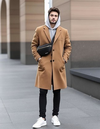 С чем носить бежевое пальто мужчине
