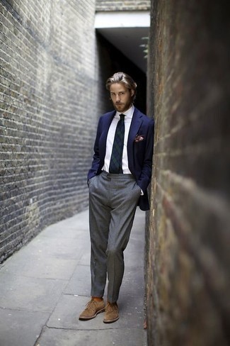 Какие пиджаки носить с бежевыми туфлями дерби