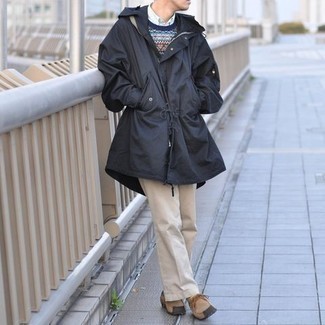 Какие дождевики носить с бежевыми ботинками дезертами