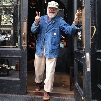 С чем носить бежевую кепку мужчине