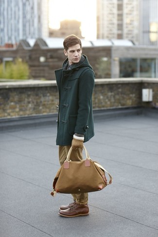 С чем носить бежевые перчатки мужчине