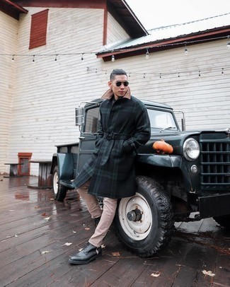 Какие длинные пальто носить с бежевыми джинсами