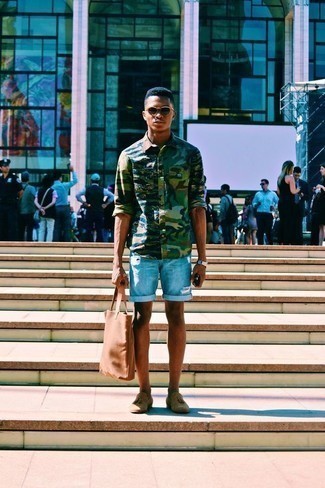 Какие шорты носить с бежевыми лоферами мужчине