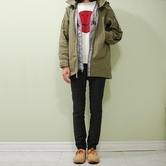 С чем носить бежевые оксфорды