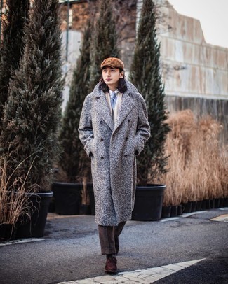 С чем носить бежевый шарф мужчине