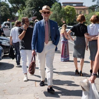 С чем носить бежевую соломенную шляпу мужчине