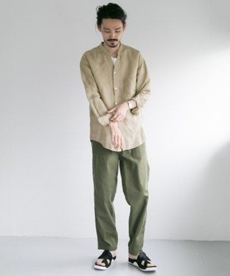 С чем носить бежевые часы мужчине