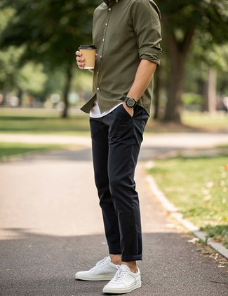 С чем носить черно-синие часы мужчине