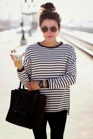 С чем носить черно-золотые часы женщине