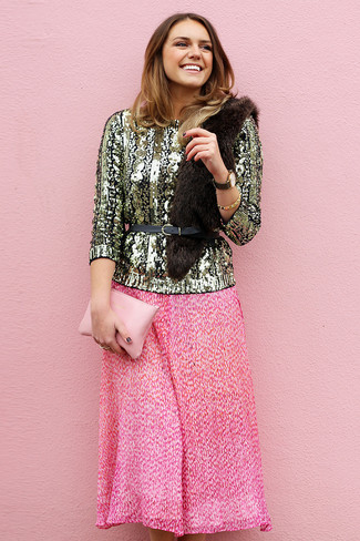 С чем носить черно-золотые часы женщине