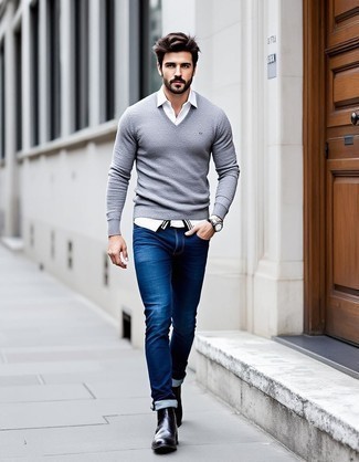 С чем носить черно-белые ботинки дезерты