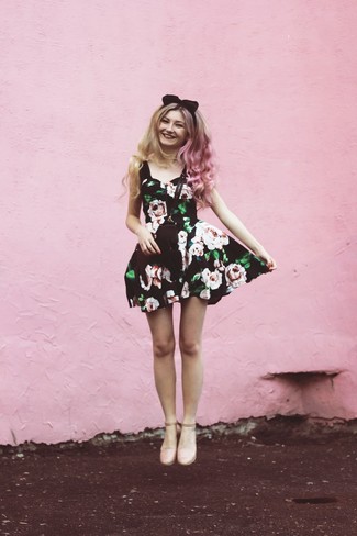 С чем носить черно-белый ободок/повязка