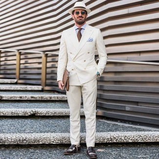 С чем носить черно-белые кожаные лоферы мужчине