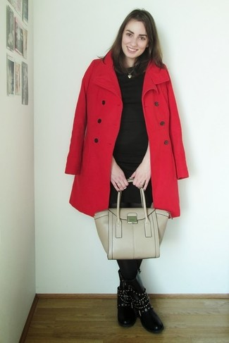 С чем носить черно-белые кожаные полусапоги