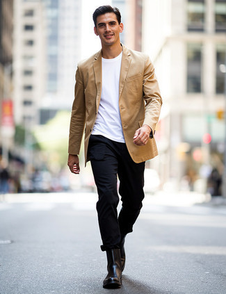 С чем носить черно-белые брюки мужчине