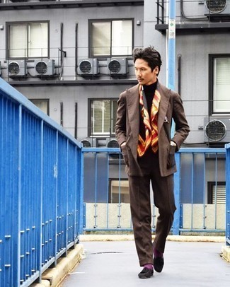 С чем носить черно-белый шарф мужчине