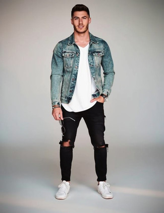 С чем носить черно-белые солнцезащитные очки мужчине