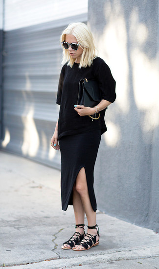 С чем носить черно-белые солнцезащитные очки женщине