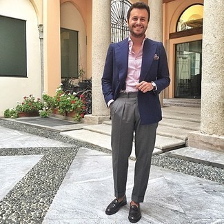 С чем носить черно-белые подтяжки