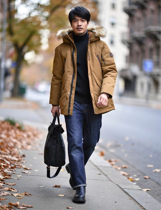 С чем носить черно-белый свитер мужчине