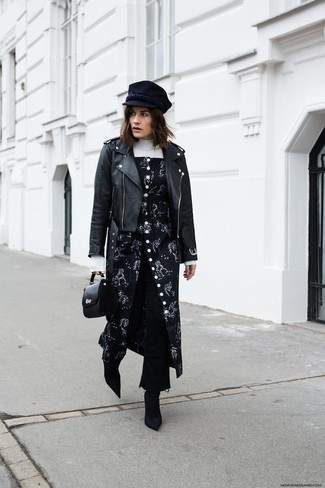 Какие сарафаны носить с черными ботильонами