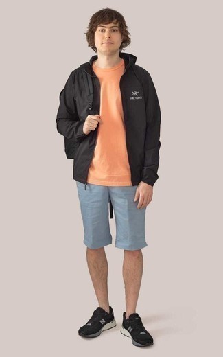 Какие шорты носить с черными кроссовками мужчине