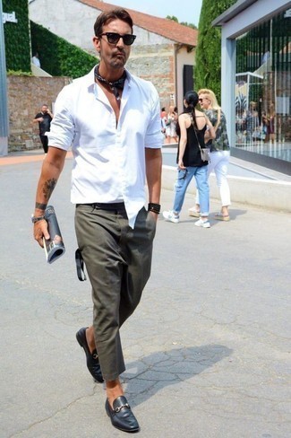 С чем носить черную бандану мужчине