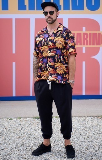 С чем носить черную бейсболку мужчине