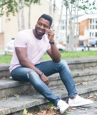 С чем носить черный браслет из бисера мужчине