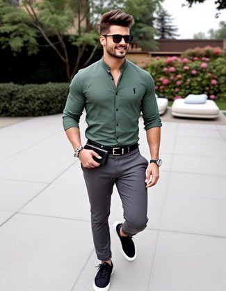 С чем носить черный ремень мужчине