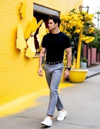 С чем носить черный ремень мужчине