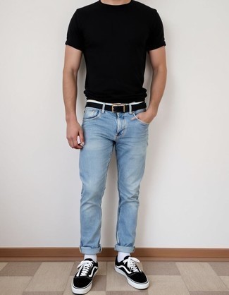 С чем носить черный ремень мужчине