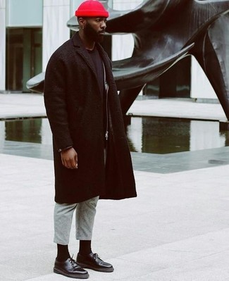 Какие туфли дерби носить с черной косухой