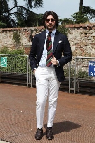 Какие оксфорды носить с черным пиджаком