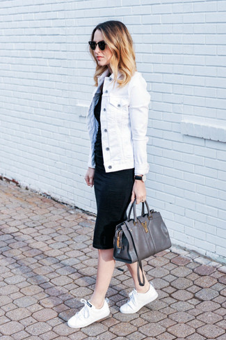 С чем носить черное облегающее платье