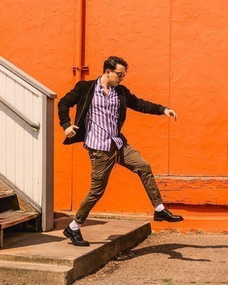 Какие монки носить с черным бомбером