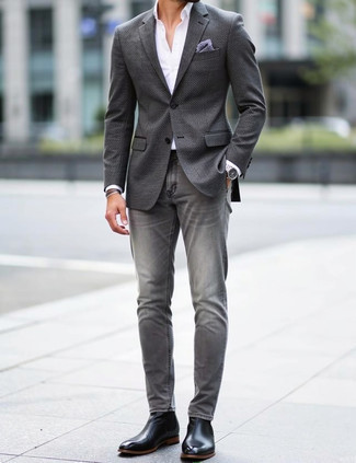 С чем носить черные ботинки мужчине