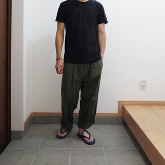 С чем носить черный браслет мужчине