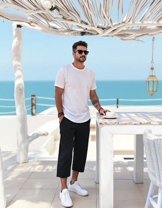 С чем носить черный браслет мужчине