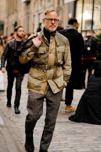 С чем носить черные ботинки броги